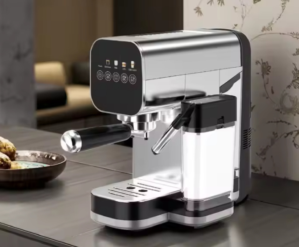 Rich & aromatic espresso extraction with 20bar high-pressure pump