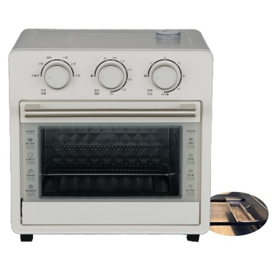 16L Mechanical Air Fryer Oven with Steam Function - EPRO