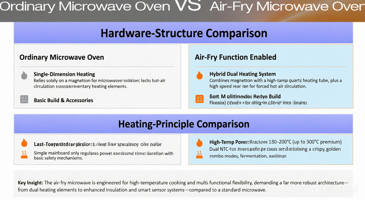 Air-Fry Microwaves: Why Premium Units Cost More vs. Budget Options